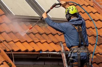 Démoussage et hydrofuge de toiture à Wingen